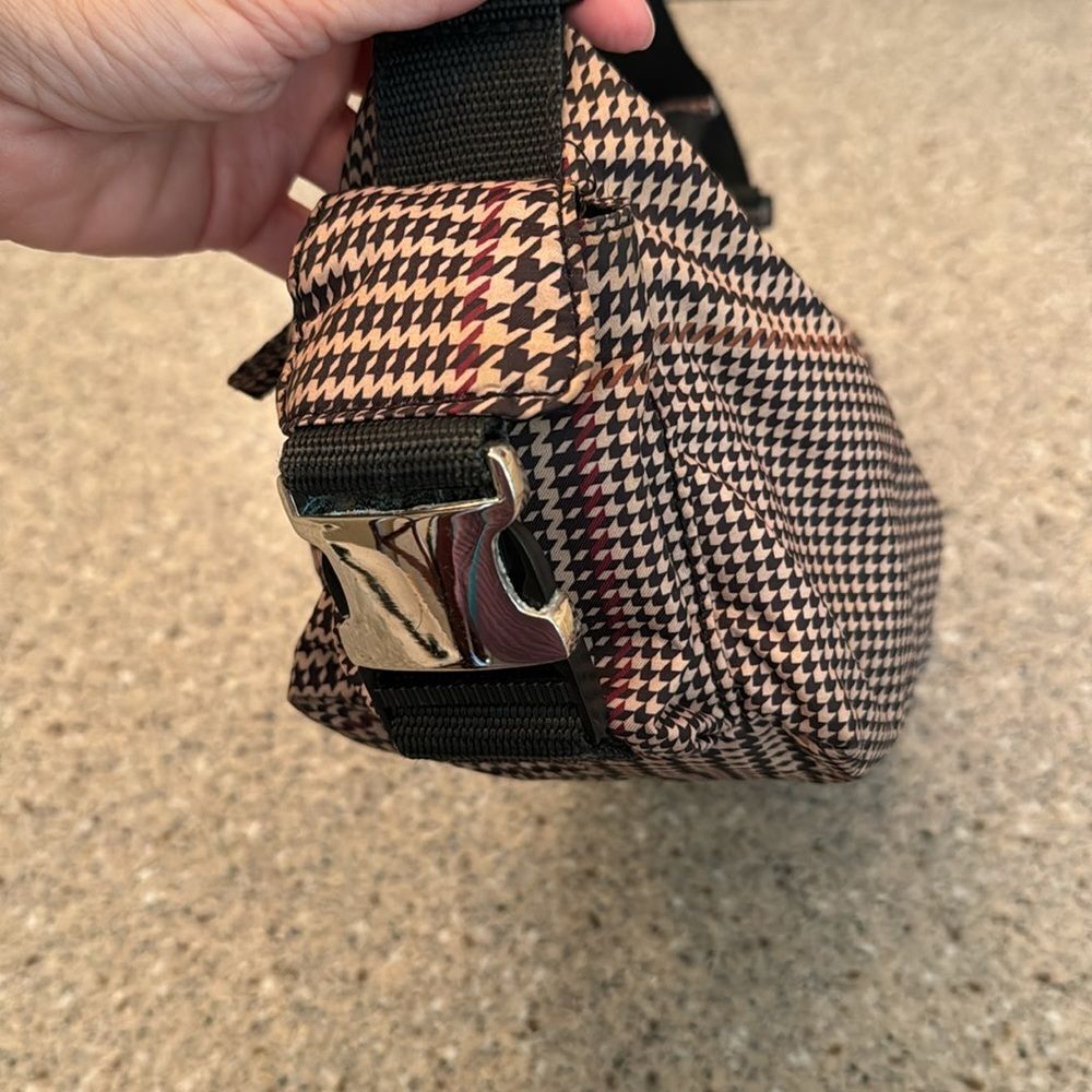 LAUREN RALPH LAUREN Nylon Houndstooth Shoulder Bag - Picture 4 of 15